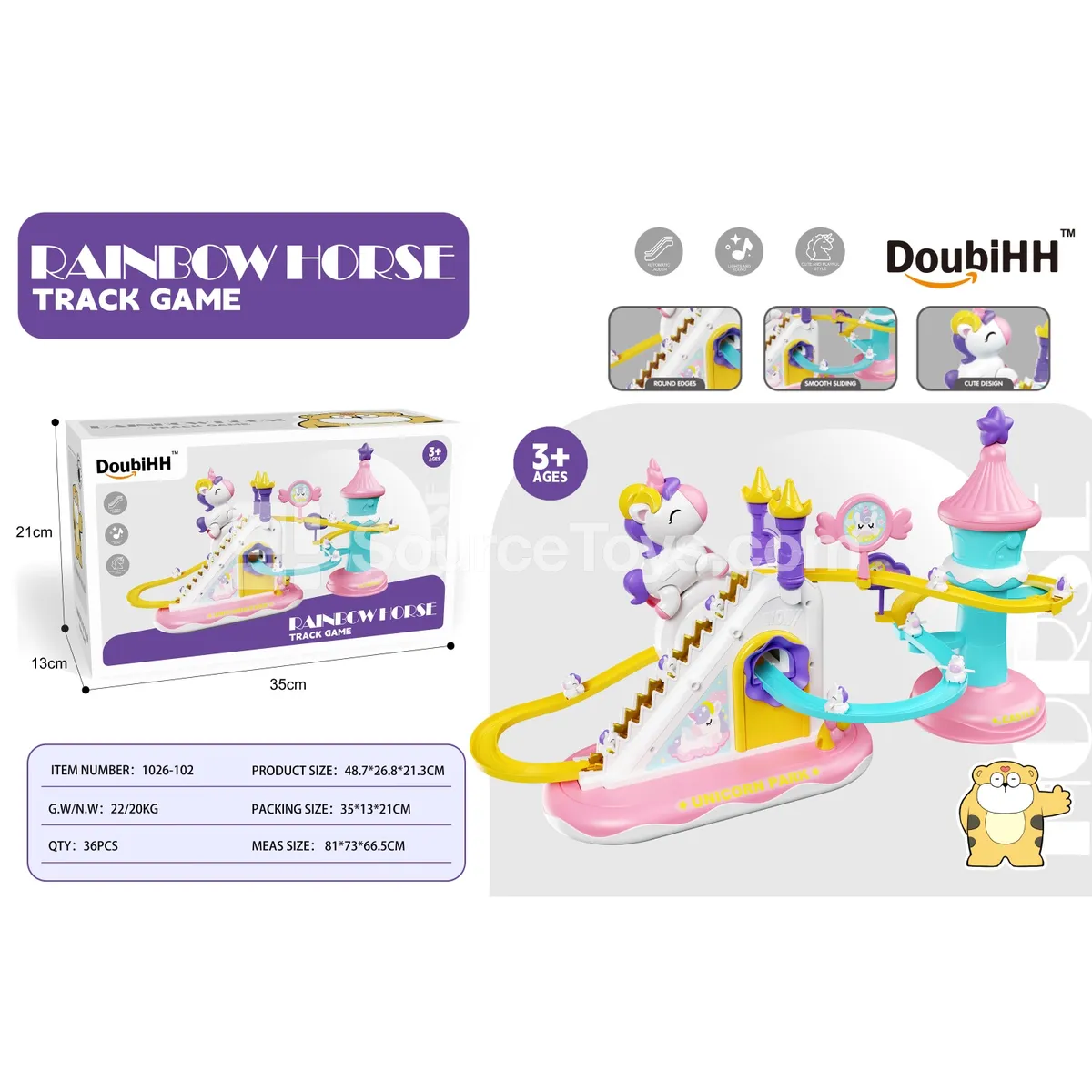 Unicorn Slide, Medium Unicorn Slide, Medium