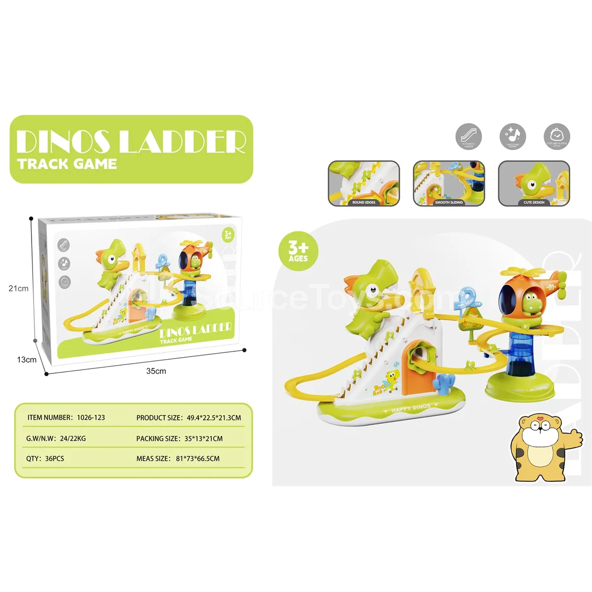 Medium Dinosaur Stair-Climbing Toy Medium Dinosaur Stair-Climbing Toy