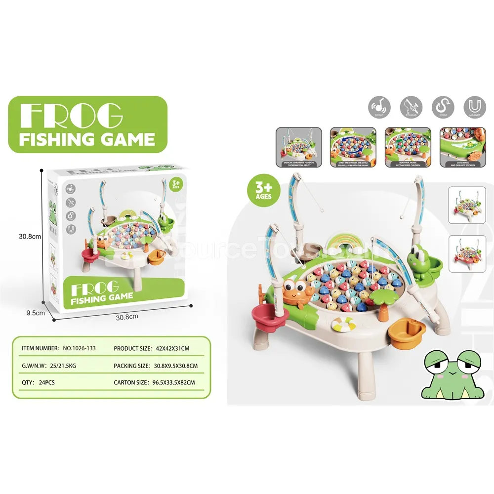 Large Frog Fishing Game Tray Large Frog Fishing Game Tray