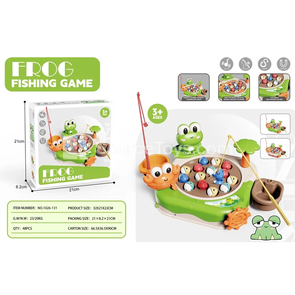Small Frog Fishing Game Tray