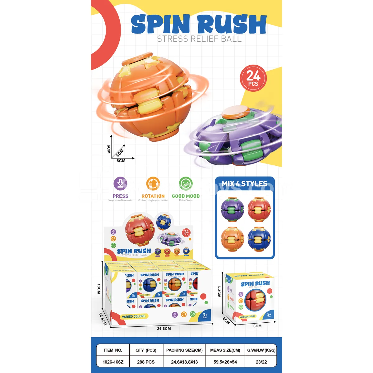 Press Spinner Ball