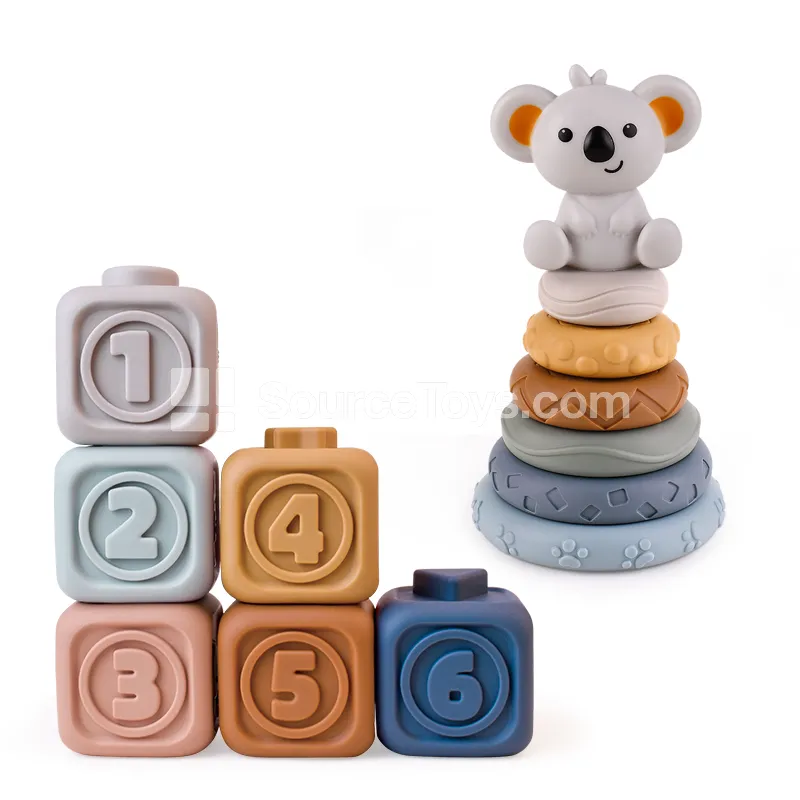 Koala Montessori Stacking Blocks Koala Montessori Stacking Blocks