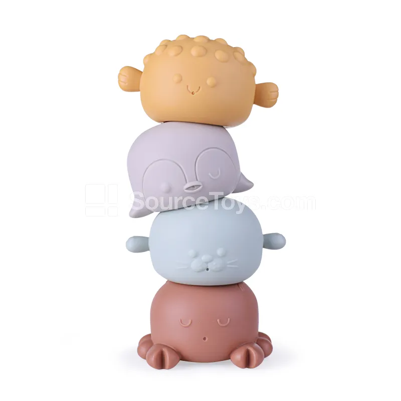 Montessori water-spraying animal toy