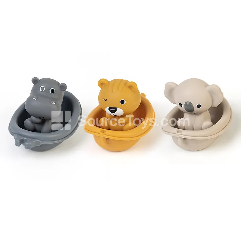 3 Boats + 3 Hand Puppets Set A