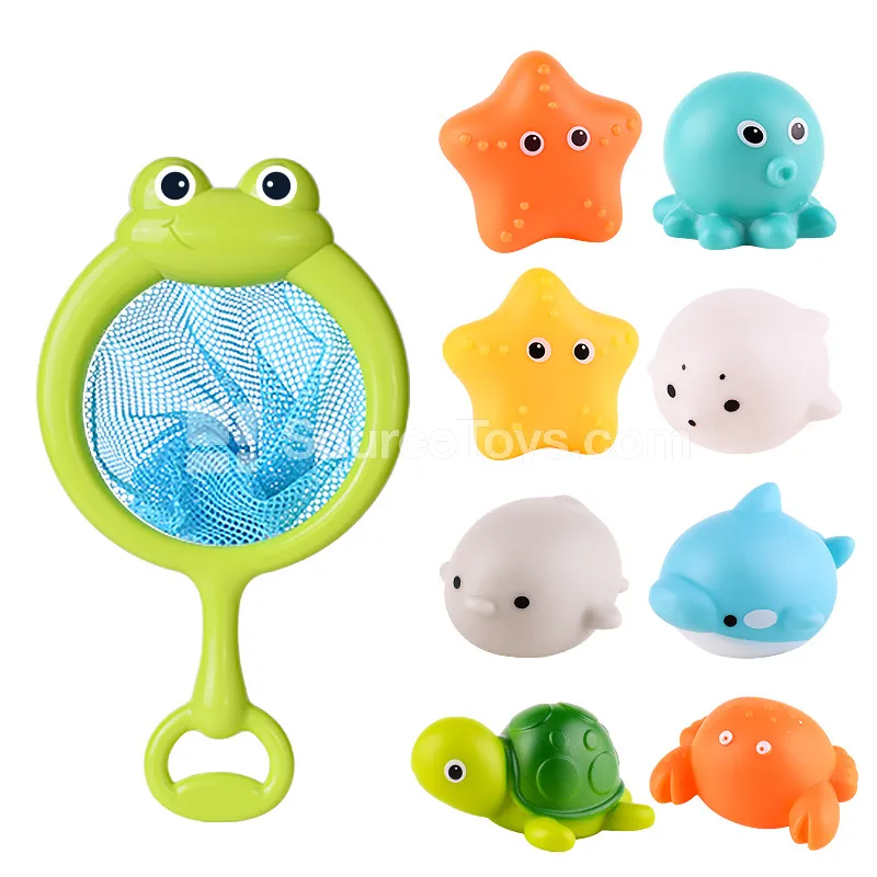 Fishing Net + Light-Up Vinyl Figures (8 pcs) Fishing Net + Light-Up Vinyl Figures (8 pcs)