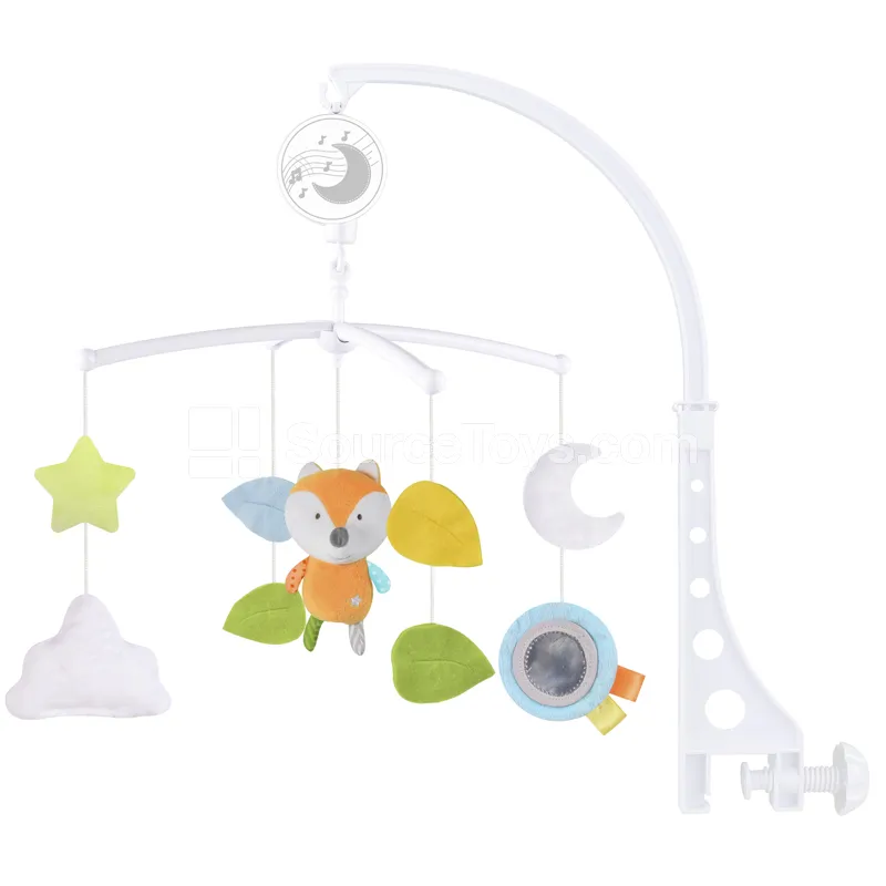 Fox Fabric Baby Crib Mobile Fox Fabric Baby Crib Mobile