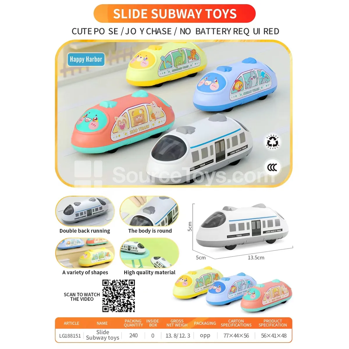 Double Pull-Back High-Speed Train