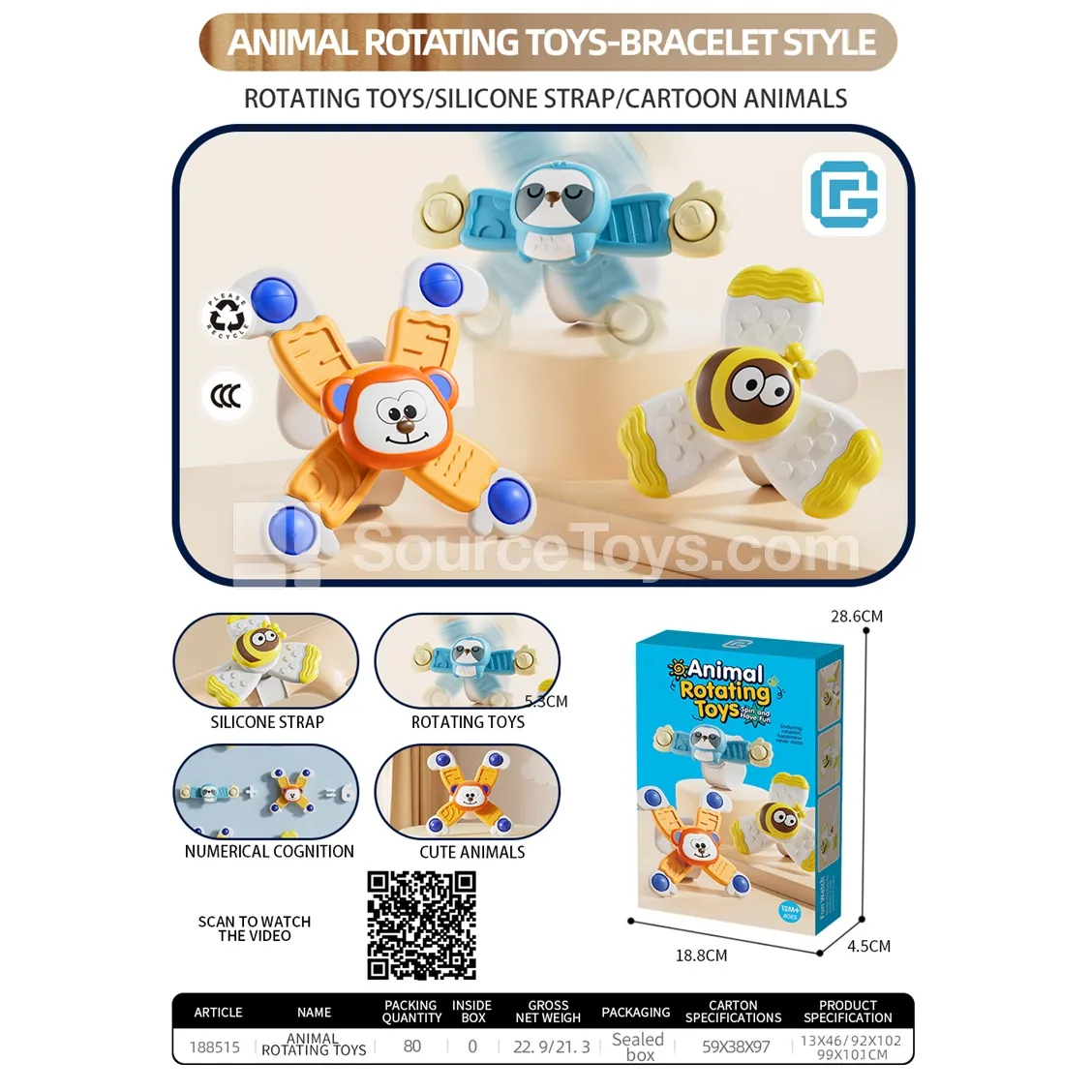 Pet Spinning Toy Bracelet Style Pet Spinning Toy Bracelet Style