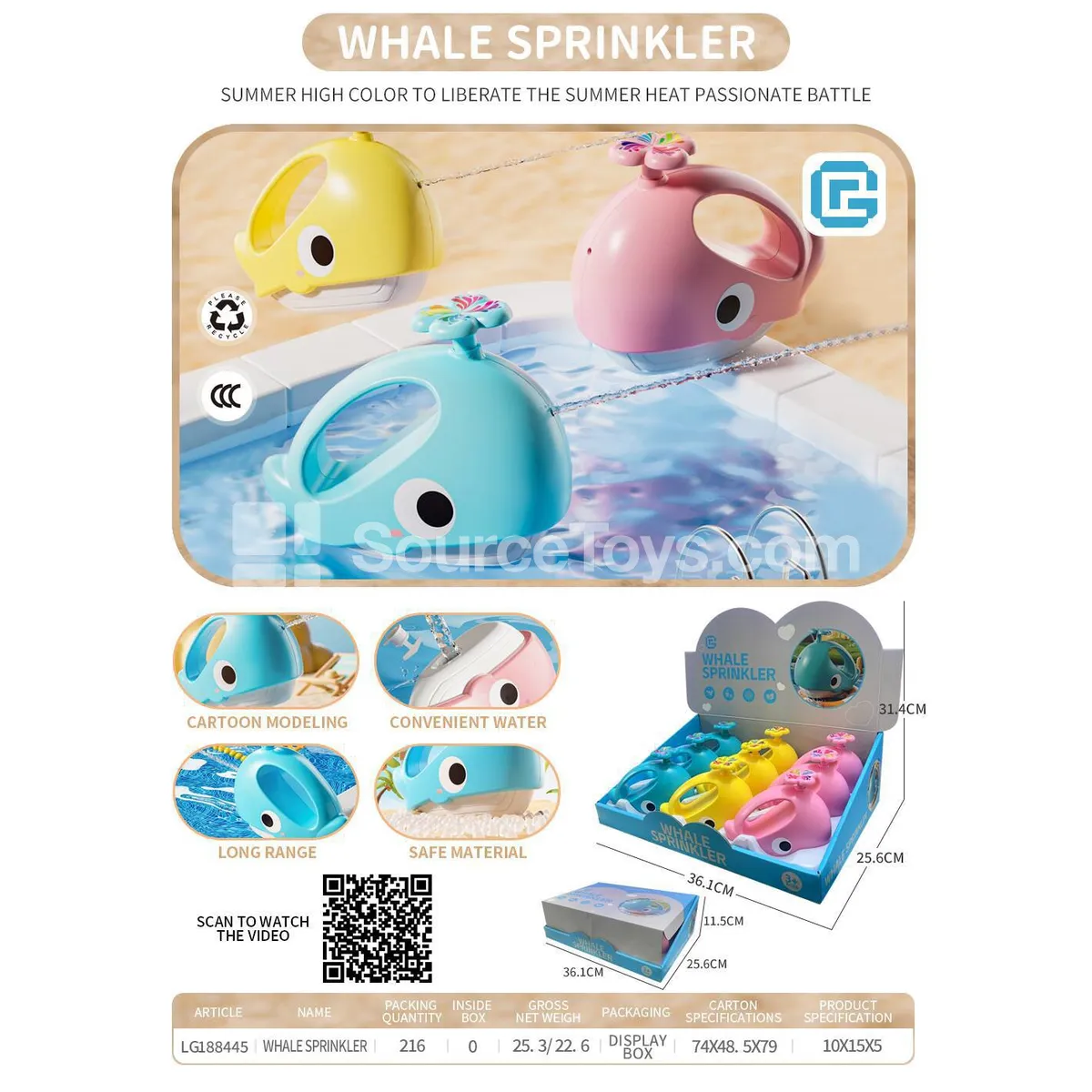 Whale Water Sprinkler