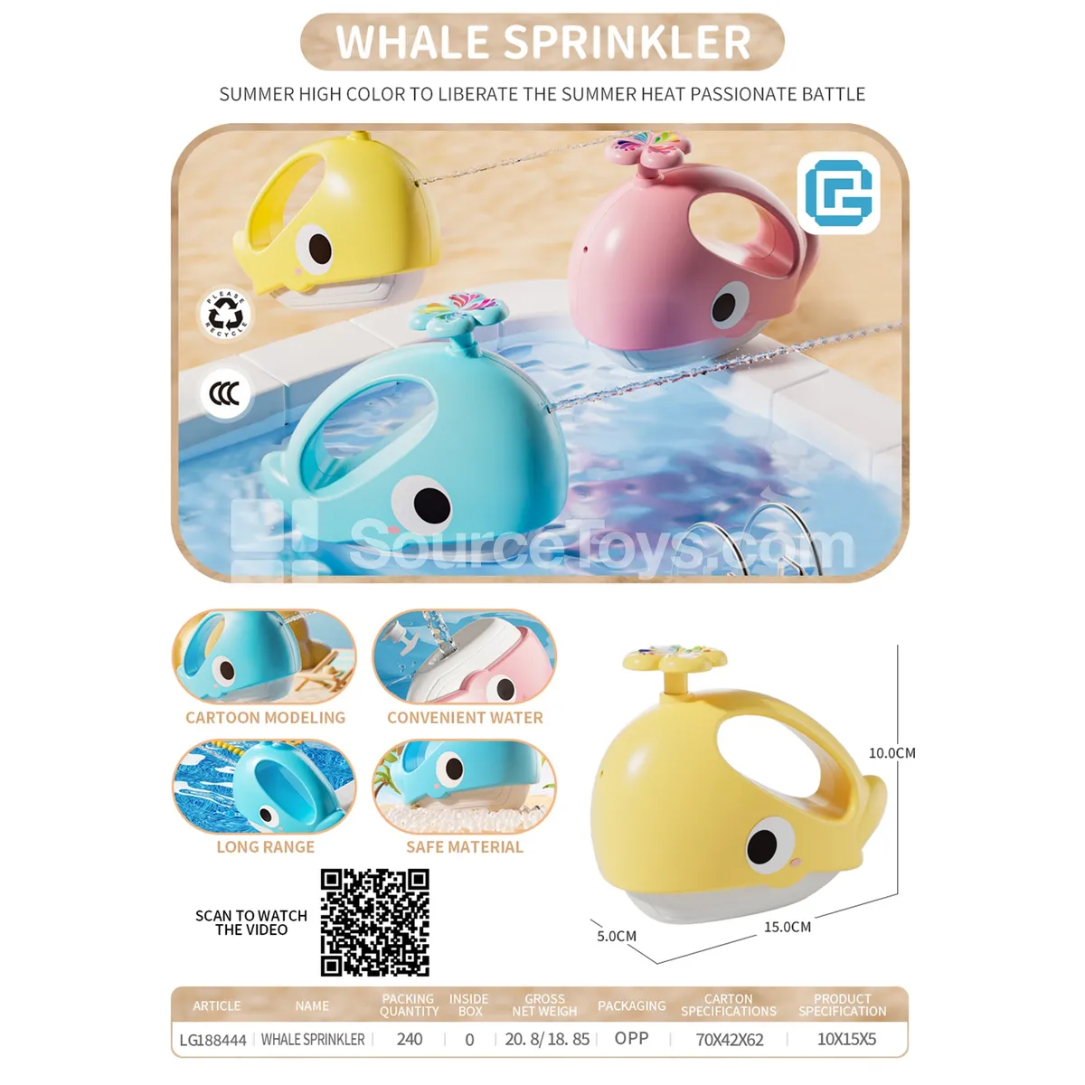 Whale Water Sprinkler