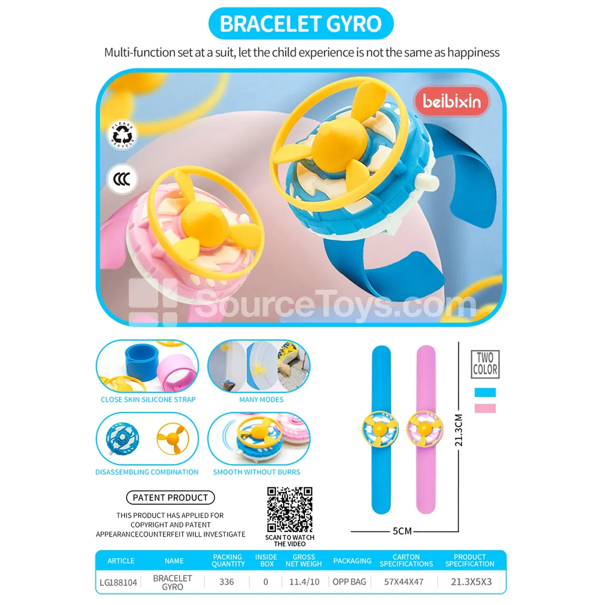 Wristband Spinner Toy