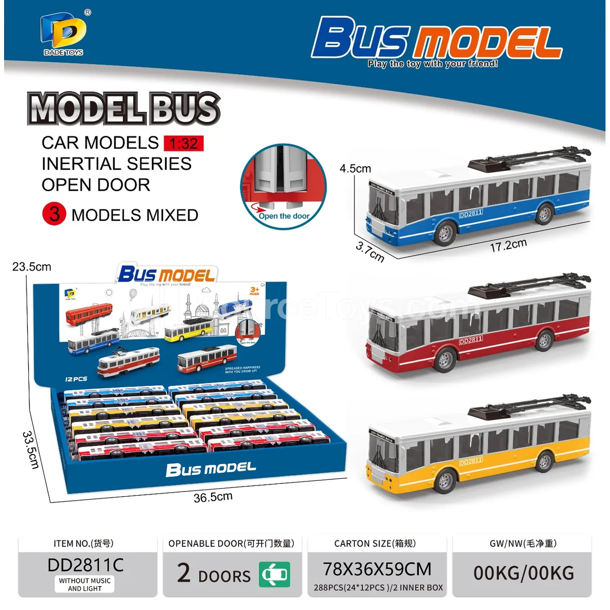 Friction-Powered Toy Bus Friction-Powered Toy Bus
