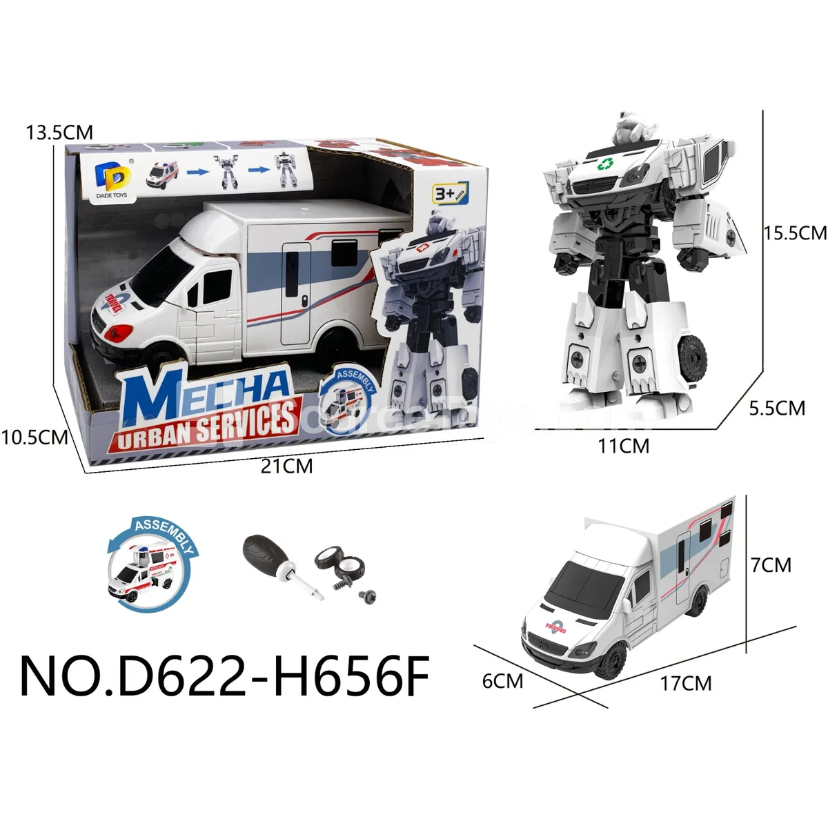 DIY Assembly Transforming Motorhome Model Kit DIY Assembly Transforming Motorhome Model Kit