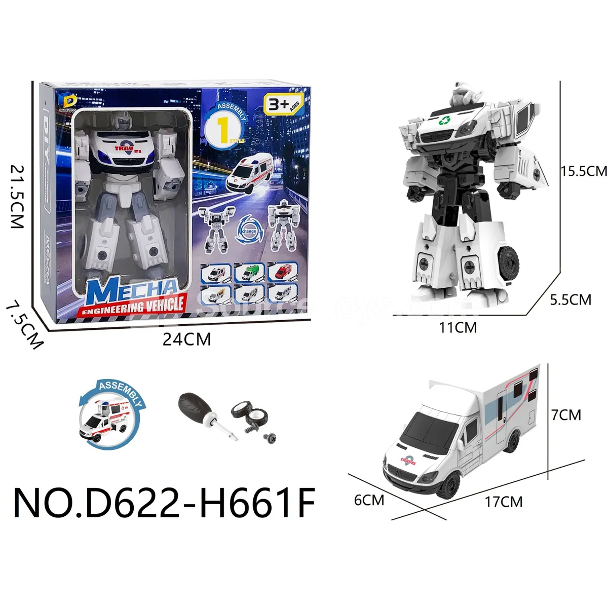 DIY Transforming Motorhome Model Kit DIY Transforming Motorhome Model Kit