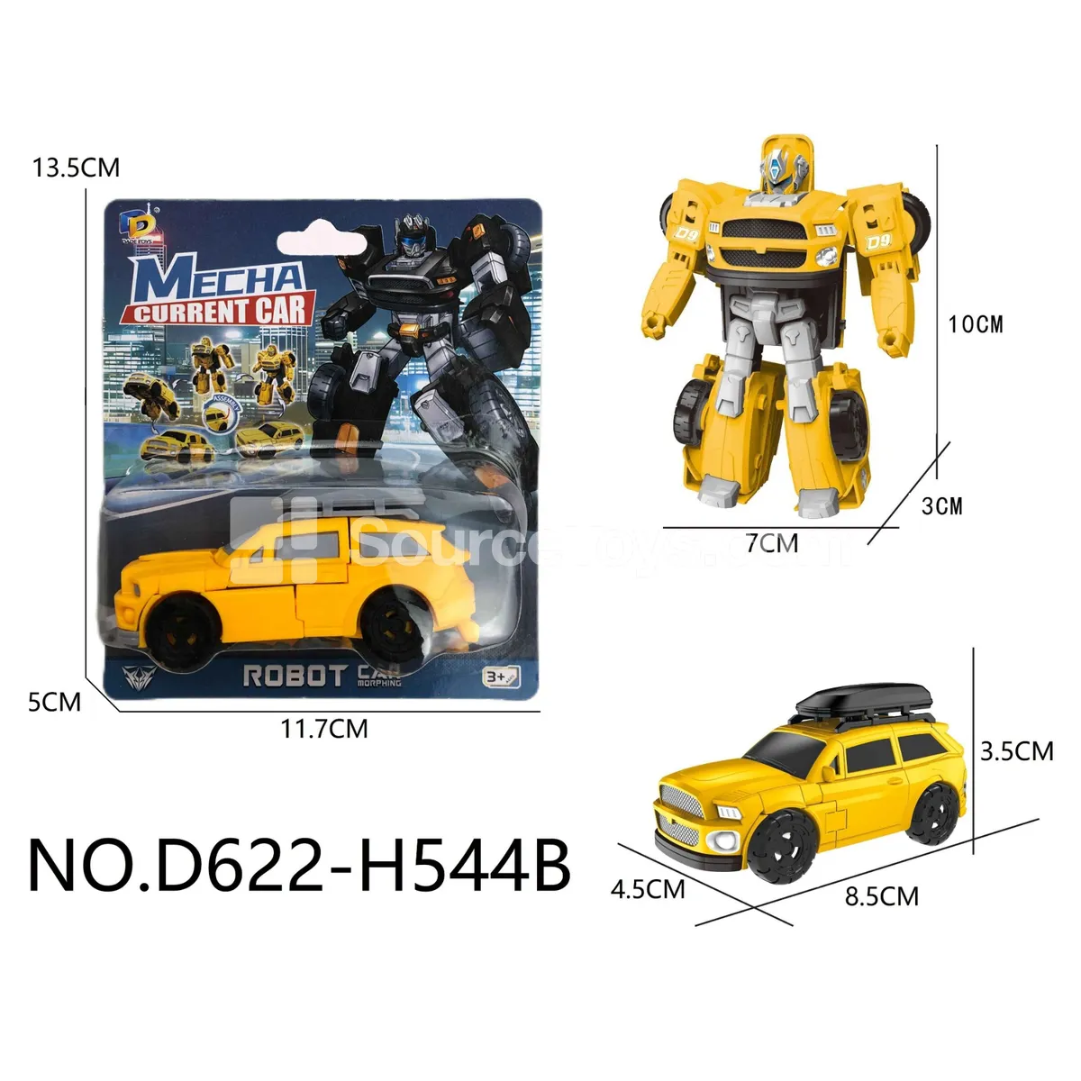 DIY Assembly Transforming Toy Car (D622-H544B) DIY Assembly Transforming Toy Car (D622-H544B)