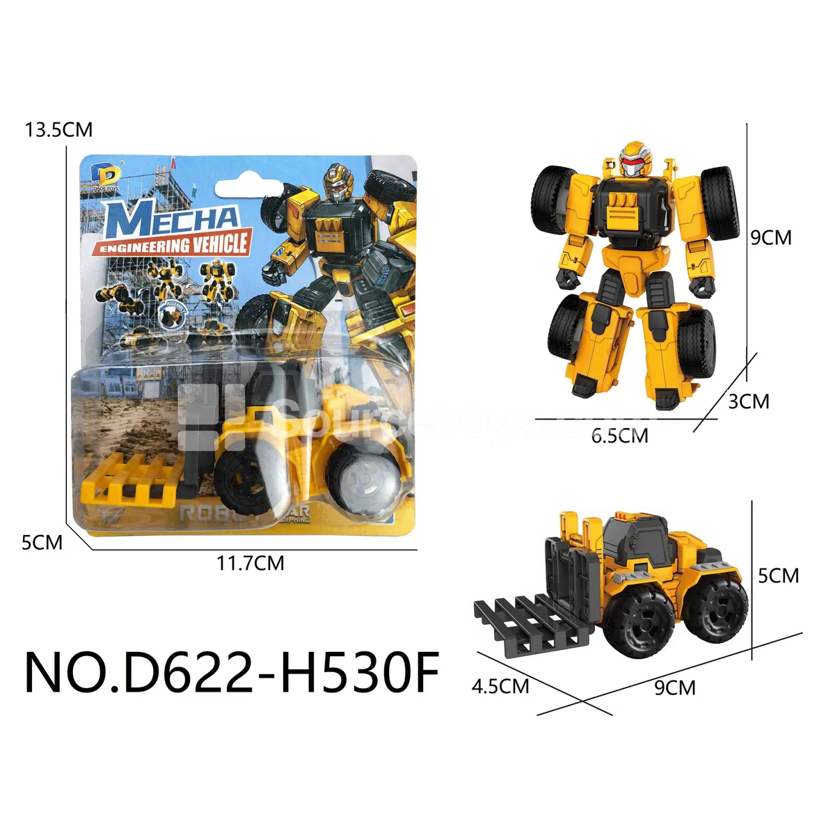 DIY Assembly Transforming Construction Vehicle (D622-H530F) DIY Assembly Transforming Construction Vehicle (D622-H530F)