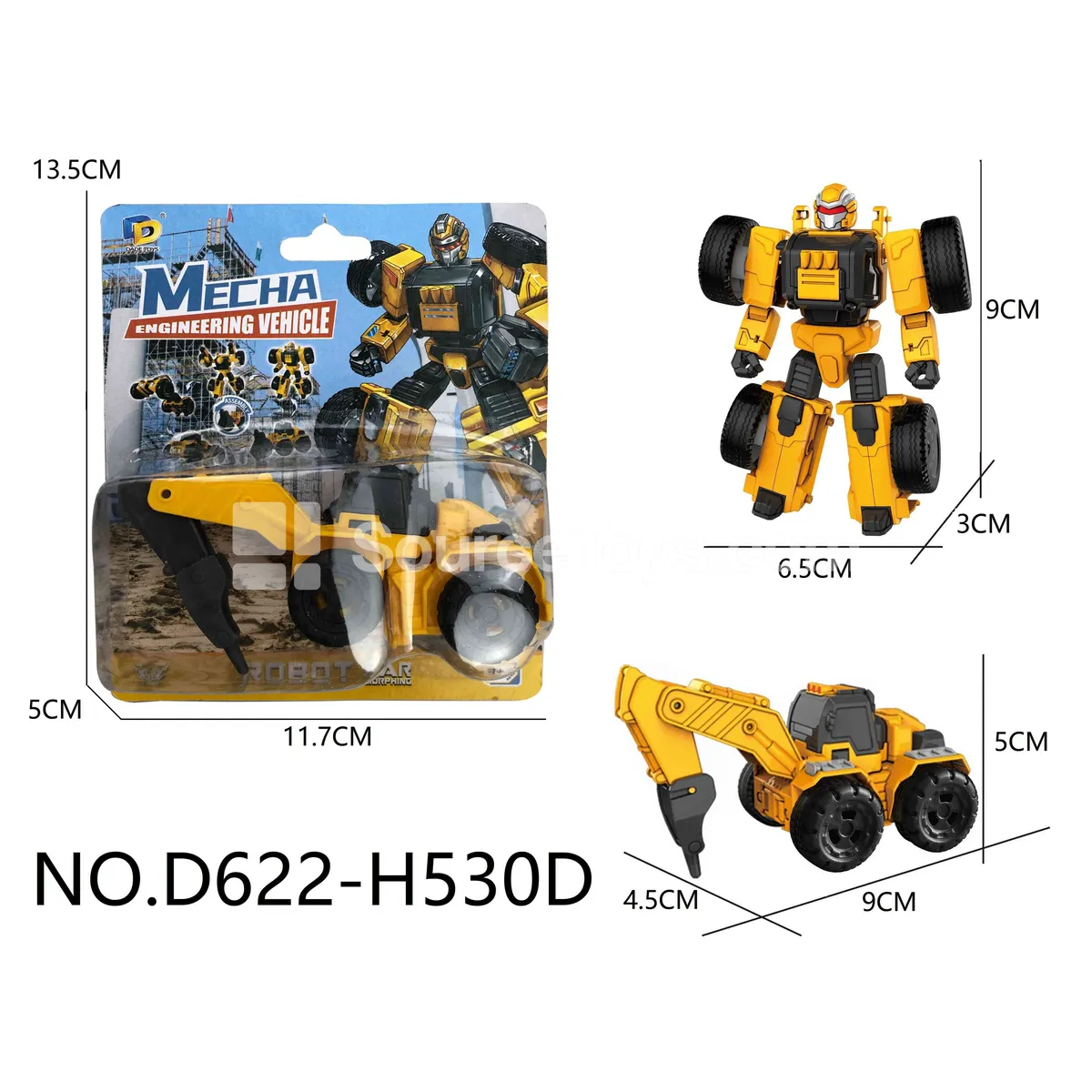 DIY Assembly Transforming Construction Vehicle (D622-H530D) DIY Assembly Transforming Construction Vehicle (D622-H530D)