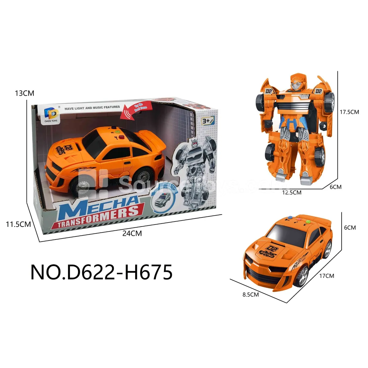One-Step Transforming Toy, Window Display Box (D622-H675) One-Step Transforming Toy, Window Display Box (D622-H675)
