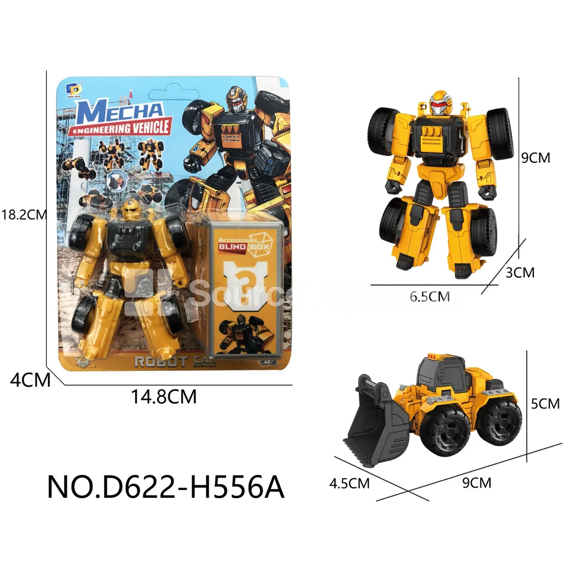 DIY Assembly Transforming Construction Vehicle (D622-H556A) DIY Assembly Transforming Construction Vehicle (D622-H556A)
