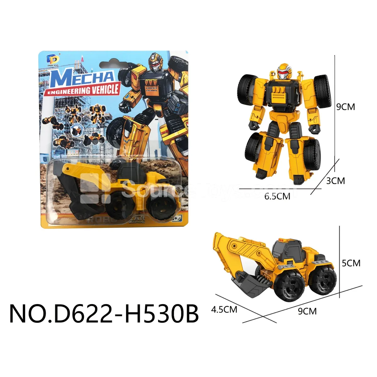 DIY Assembly Transforming Construction Vehicle (D622-H530B) DIY Assembly Transforming Construction Vehicle (D622-H530B)