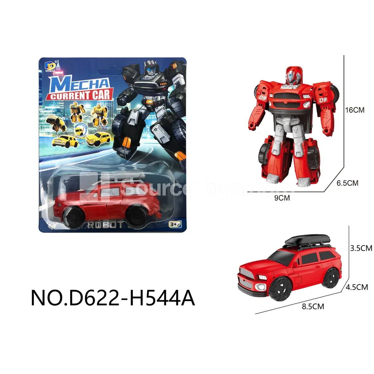 DIY Transforming Car Model Kit (D622-H544A) DIY Transforming Car Model Kit (D622-H544A)