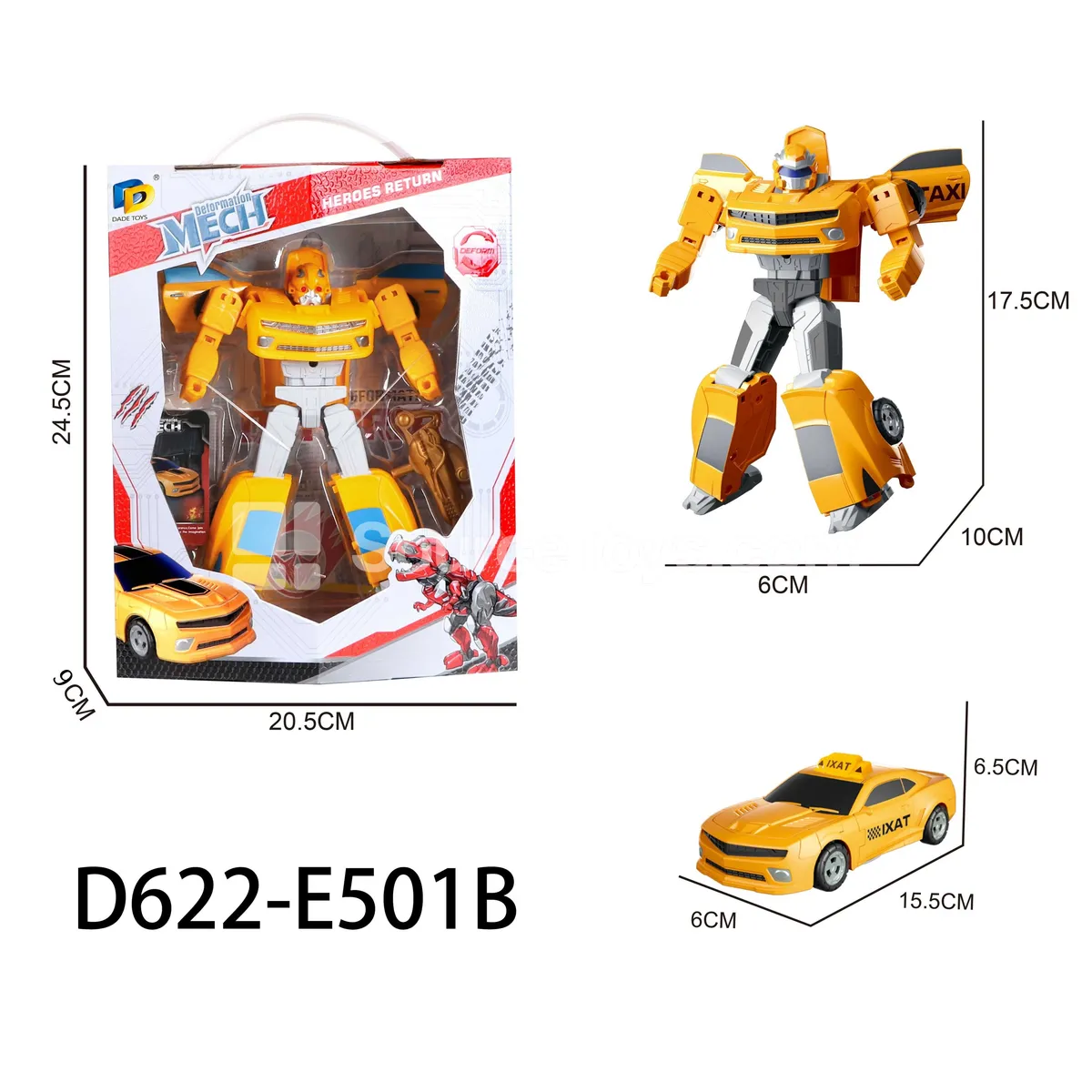 Transforming Mecha Toy, Window Box (D622-E501B)