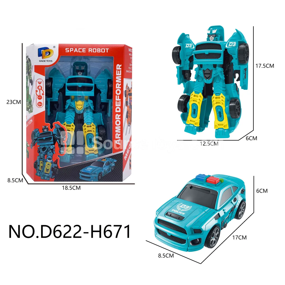One-Step Transforming Toy (D622-H671)