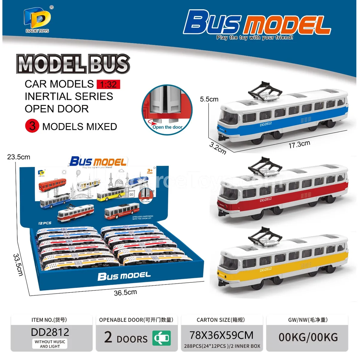 Friction-Powered Toy Bus Friction-Powered Toy Bus