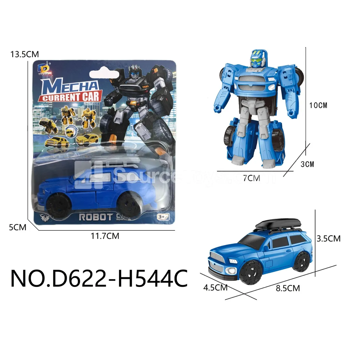 DIY Assembly Transforming Toy Car (D622-H544C)