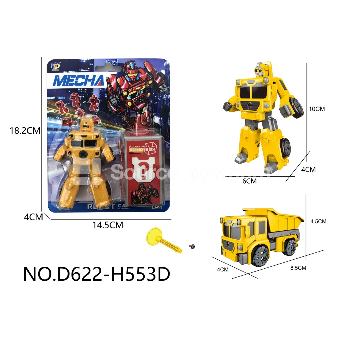 DIY Assembly Transforming Construction Vehicle (D622-H553D) DIY Assembly Transforming Construction Vehicle (D622-H553D)