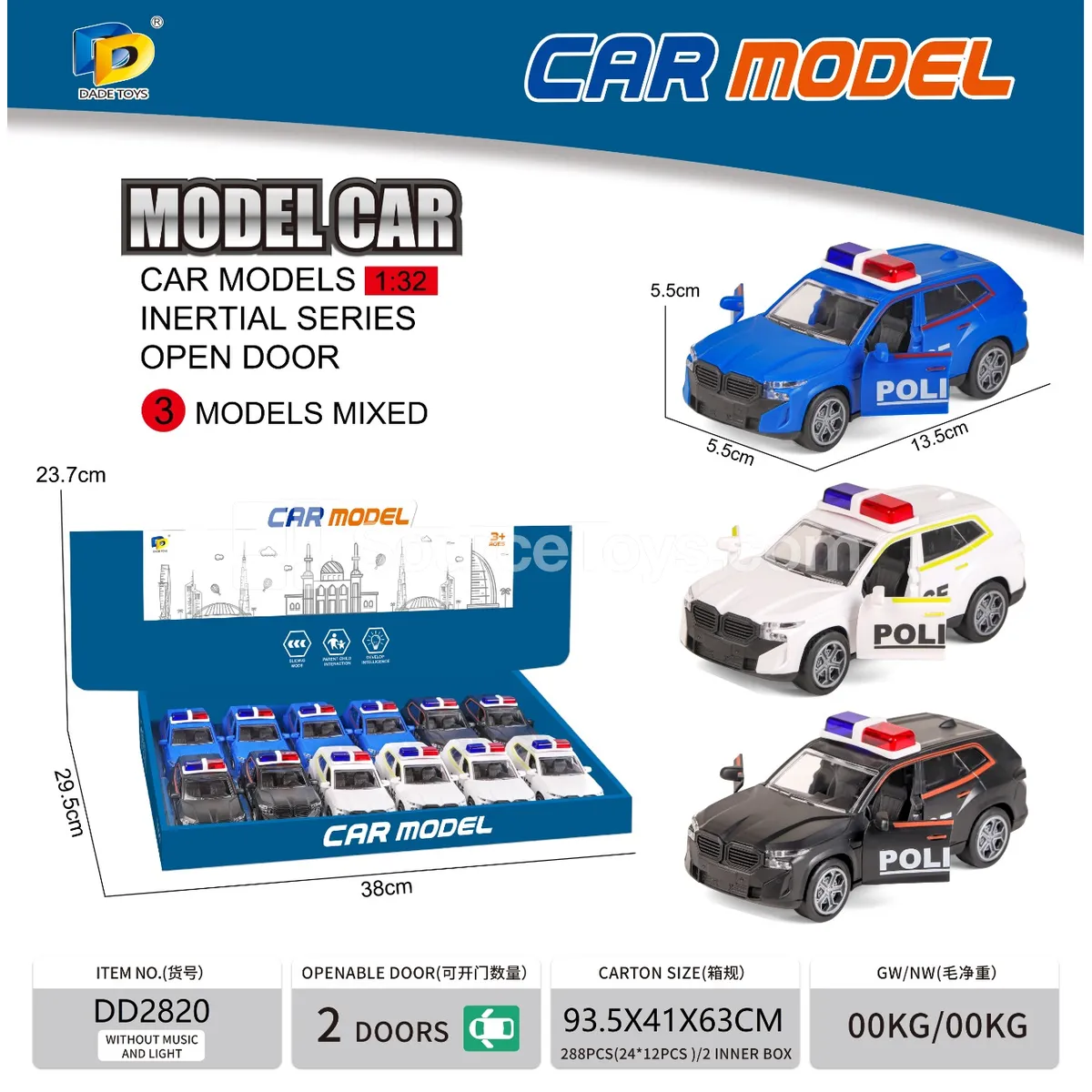 Friction-Powered Police Car Friction-Powered Police Car