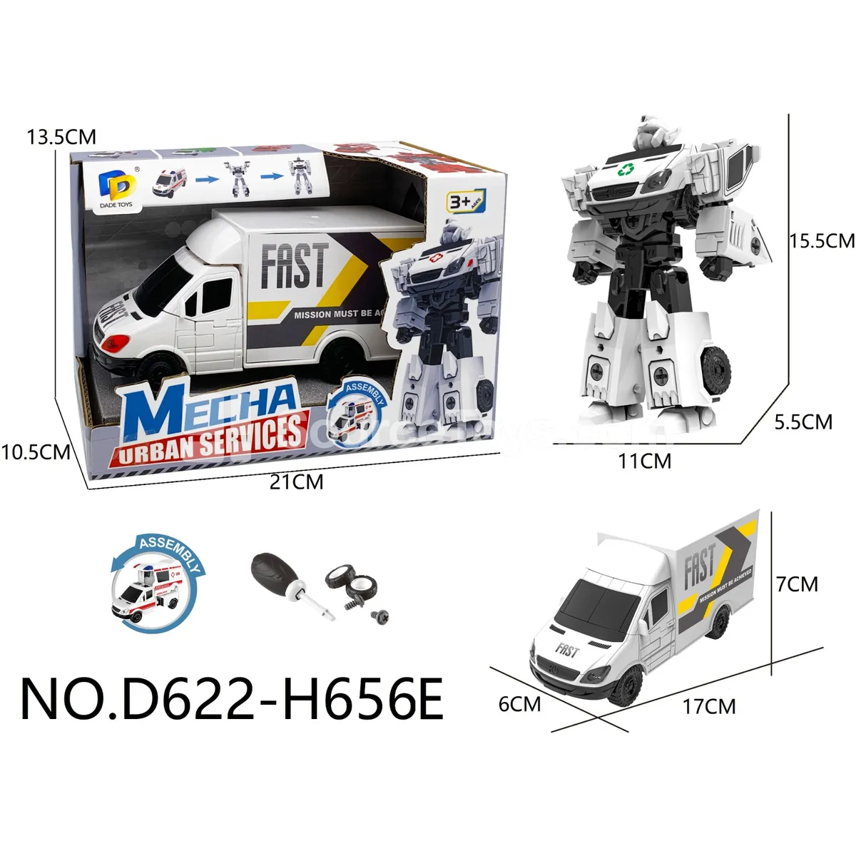 DIY Assembly Transforming Delivery Vehicle
