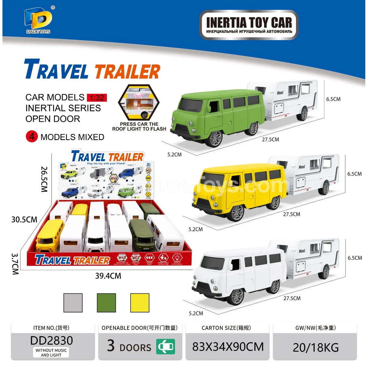 Friction-Powered Motorhome Toy