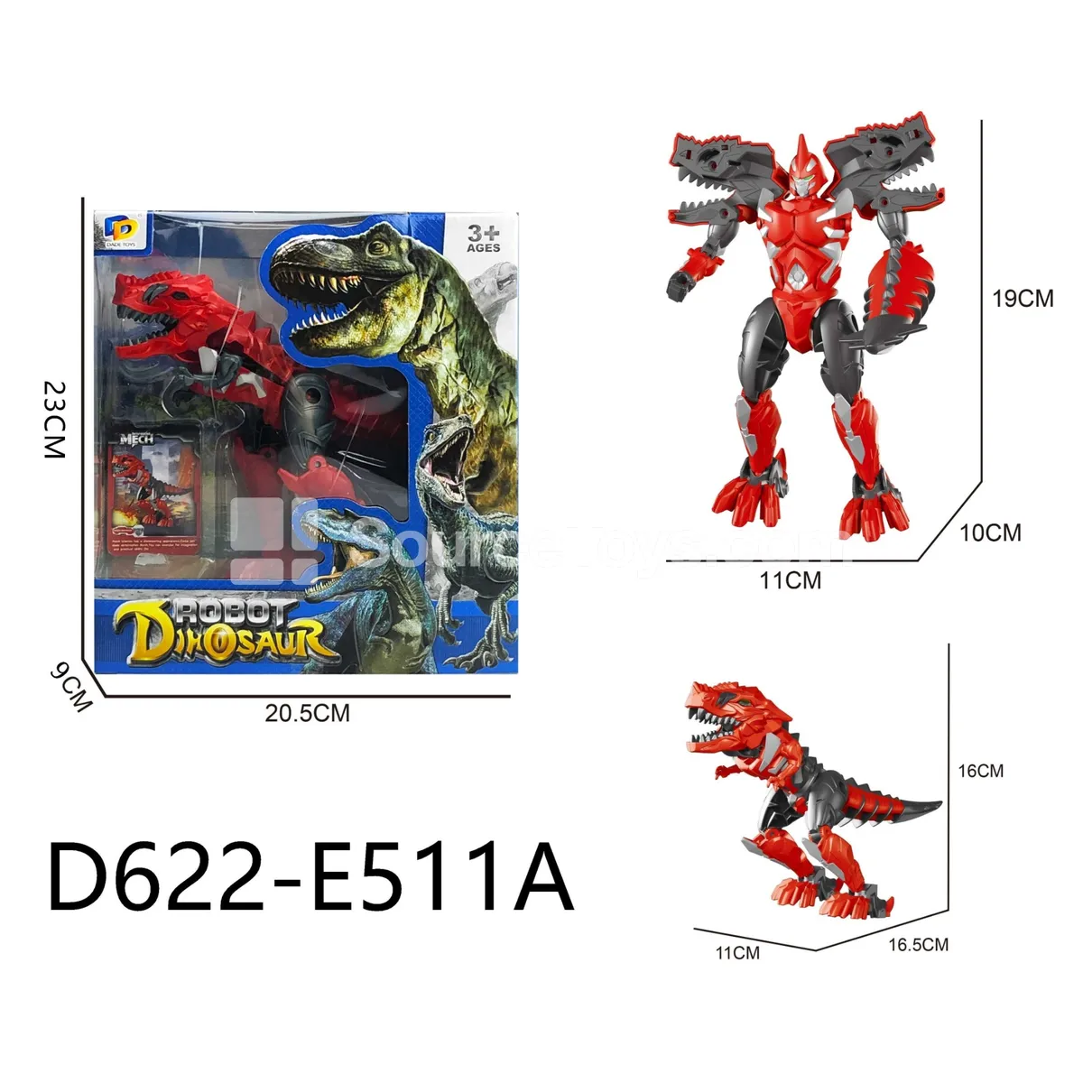 Transforming Mecha Toy, Window Box (D622-E511A)