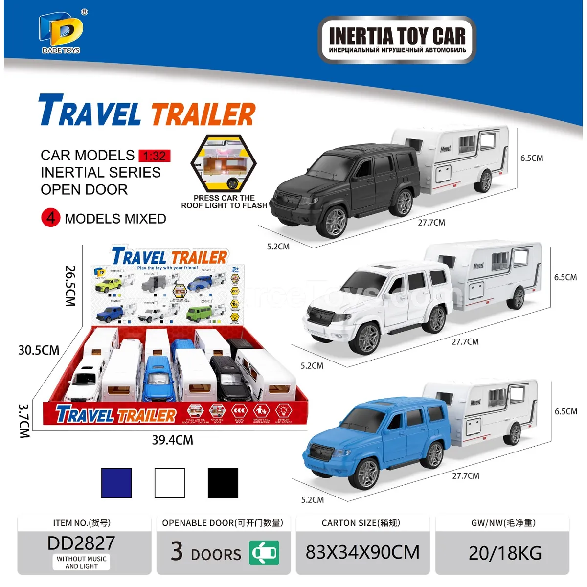 Friction-Powered Motorhome Toy