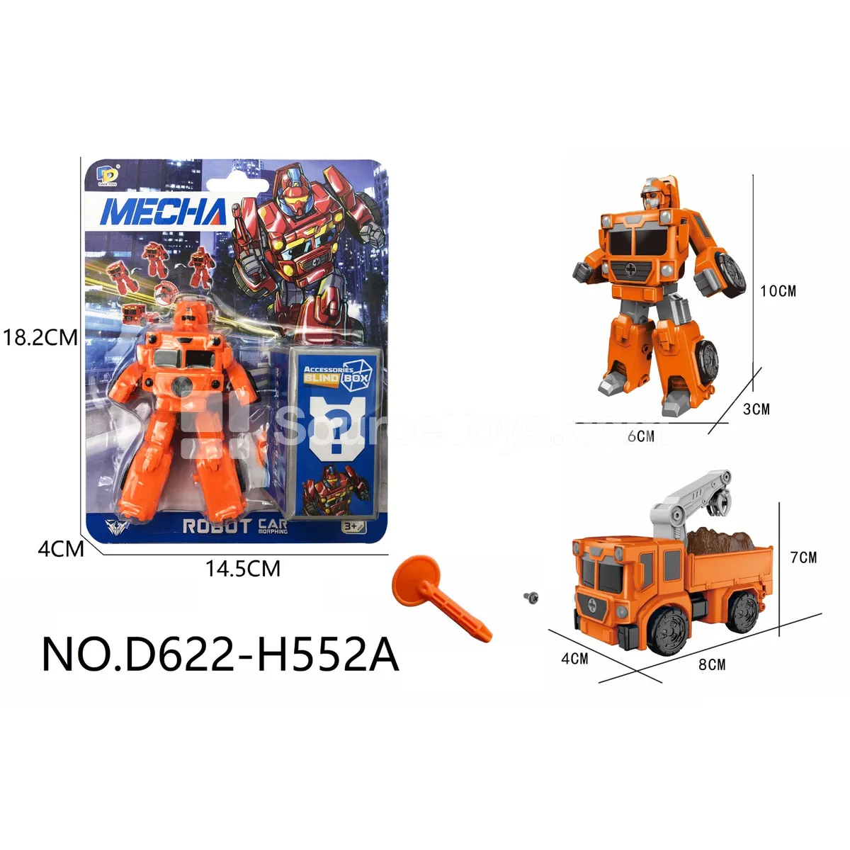 DIY Assembly Transforming Rescue Vehicle (D622-H552A)