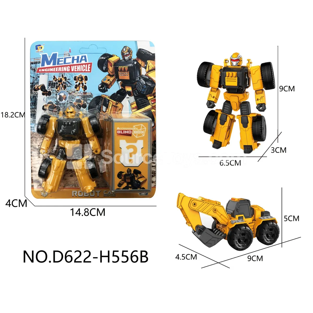 DIY Assembly Transforming Construction Vehicle (D622-H556B) DIY Assembly Transforming Construction Vehicle (D622-H556B)