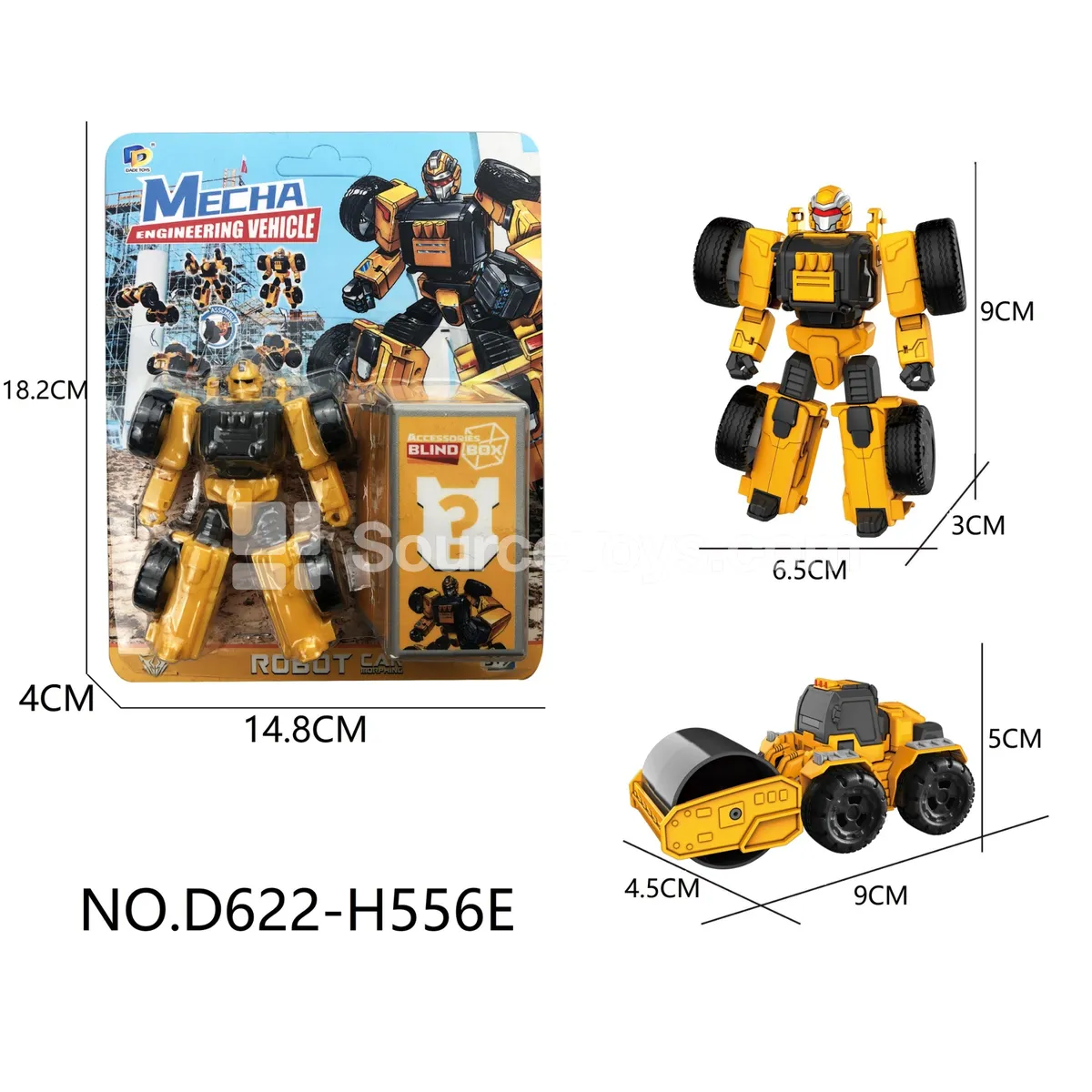DIY Assembly Transforming Construction Vehicle (D622-H556E) DIY Assembly Transforming Construction Vehicle (D622-H556E)