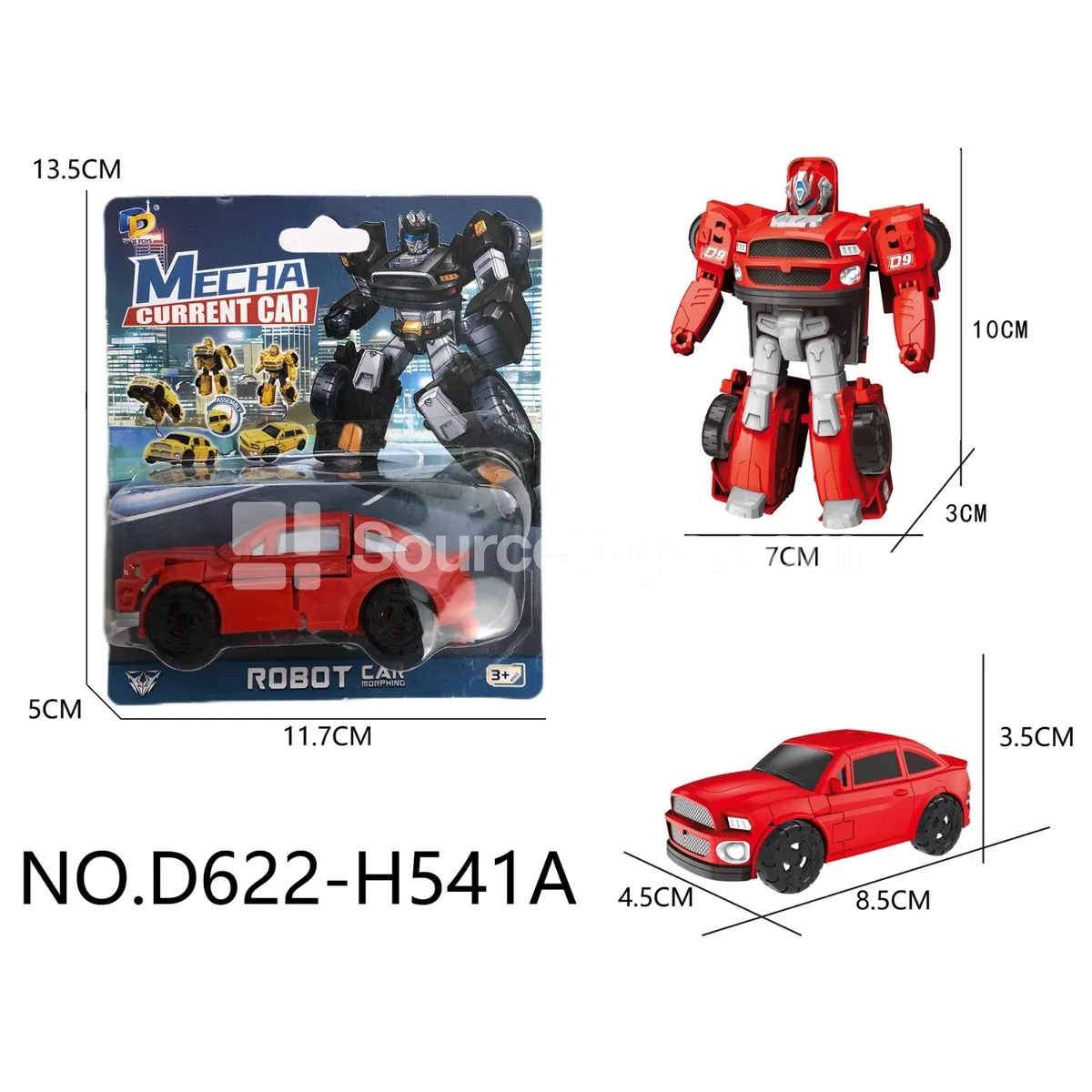 DIY Transforming Car Model Kit (D622-H541A) DIY Transforming Car Model Kit (D622-H541A)