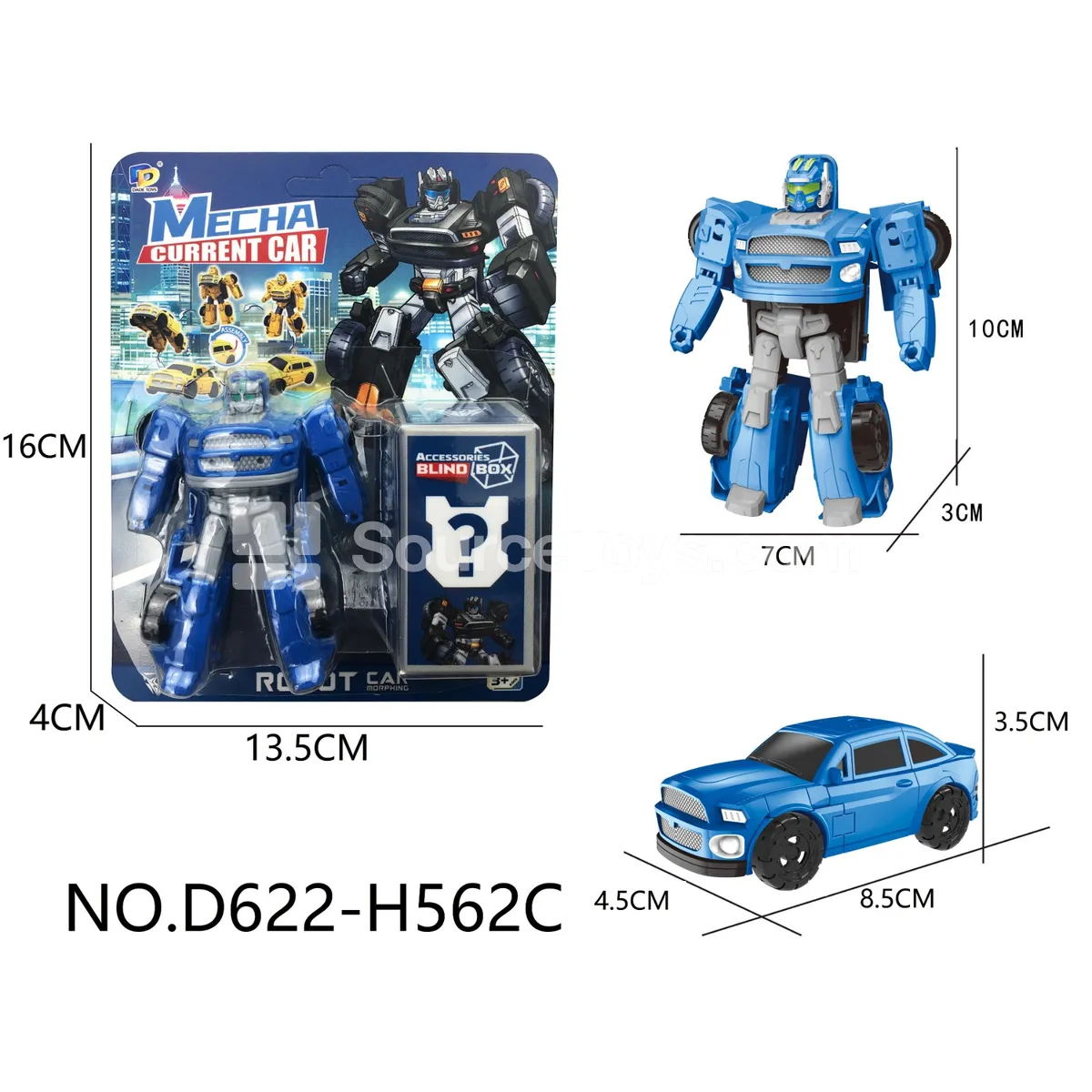 DIY Transforming Car Model Kit (D622-H562C) DIY Transforming Car Model Kit (D622-H562C)