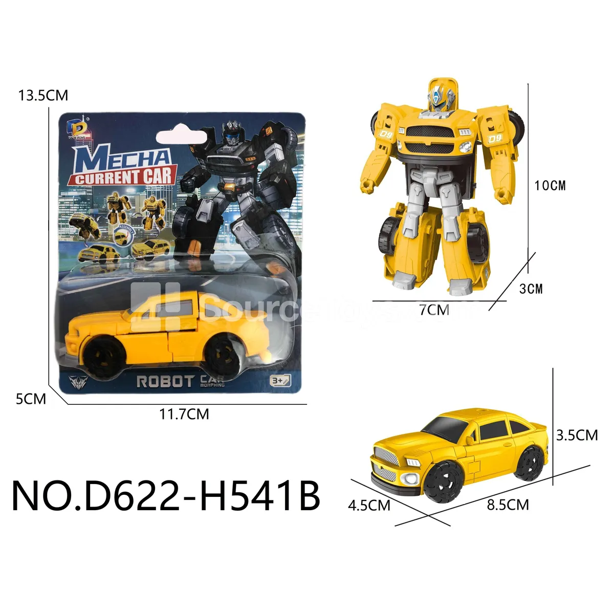 DIY Transforming Car Model Kit (D622-H541B) DIY Transforming Car Model Kit (D622-H541B)