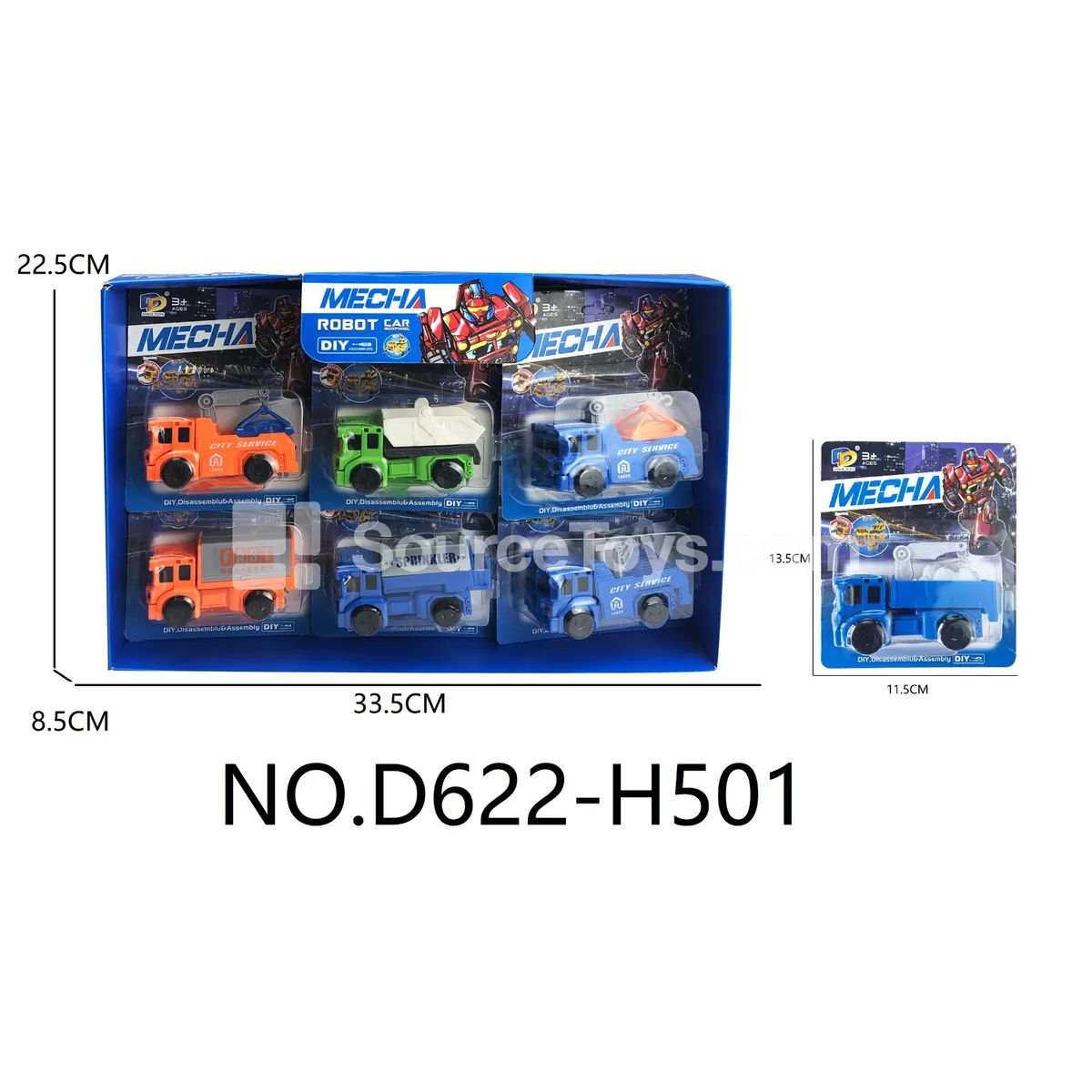 DIY Transforming Vehicle Model Kit (D622-H501)