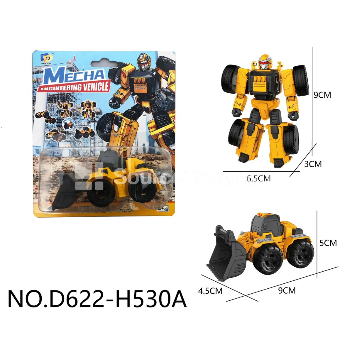 DIY Assembly Transforming Construction Vehicle (D622-H530A)