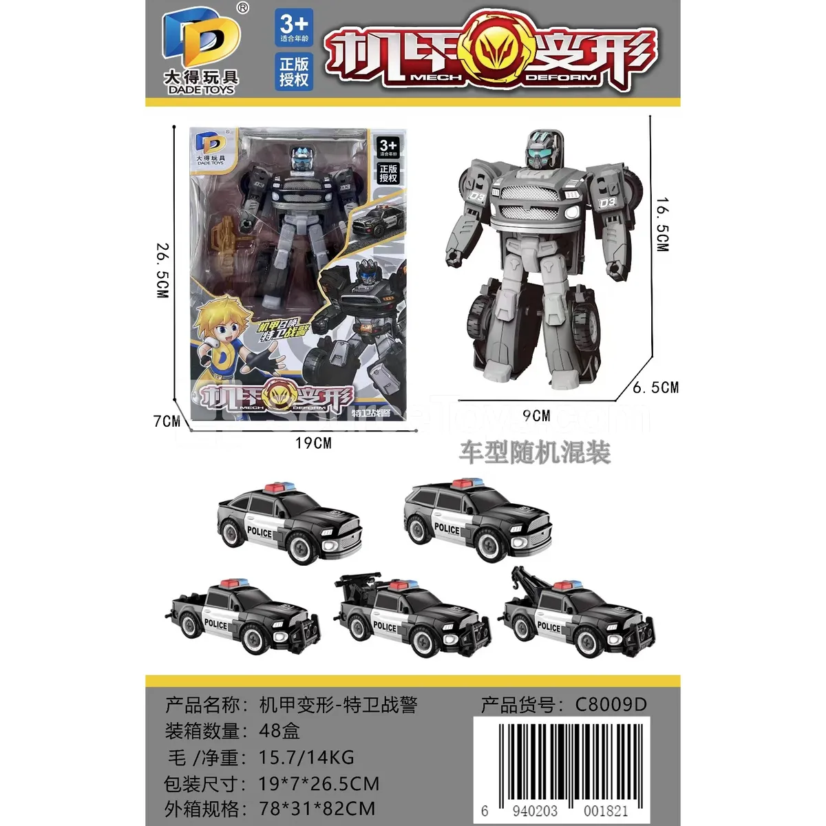 Transforming Mecha Toy, Guardian Police