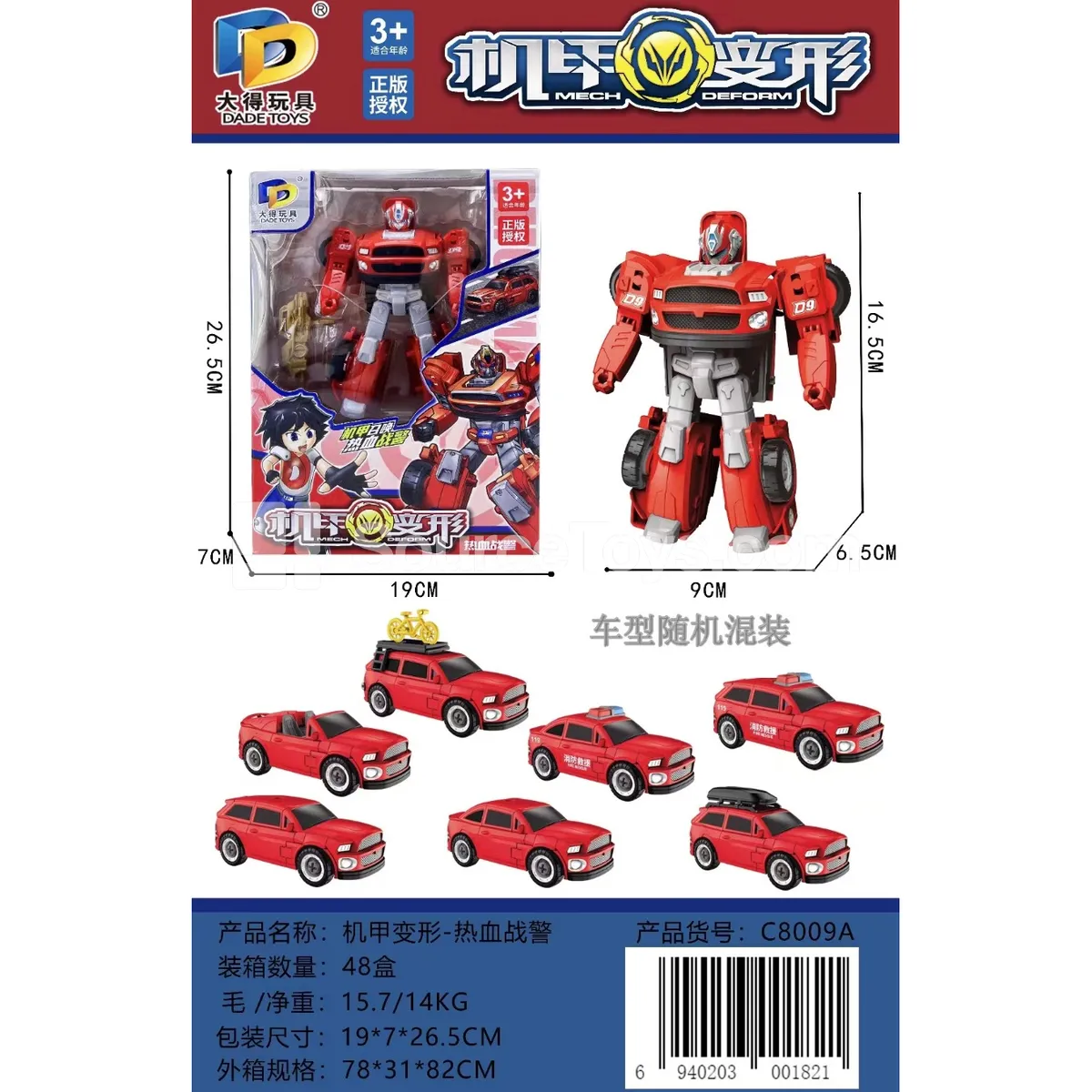 Transforming Mecha Toy, Passionate Police
