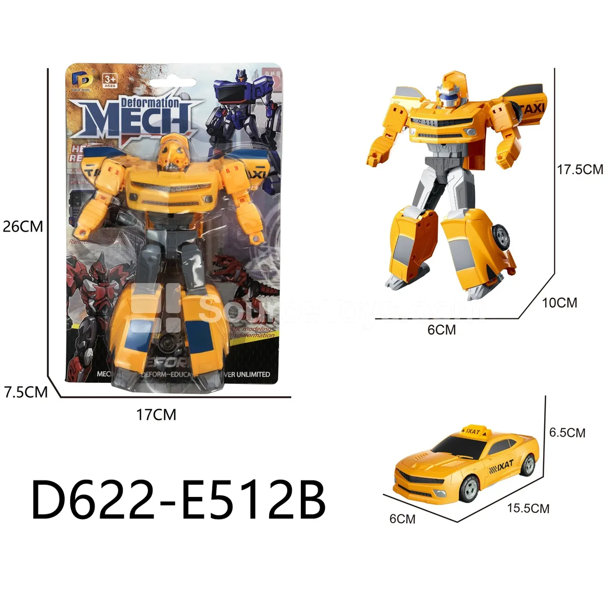 Transforming Mecha Toy (D622-E512B)