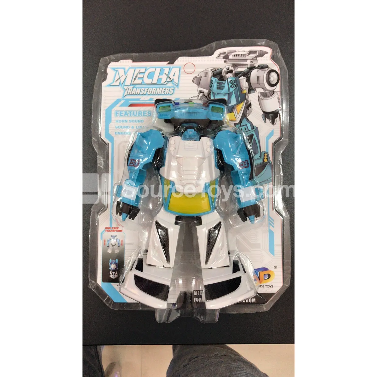Transforming Mecha Toy with Music and Lights (D622-H053A)