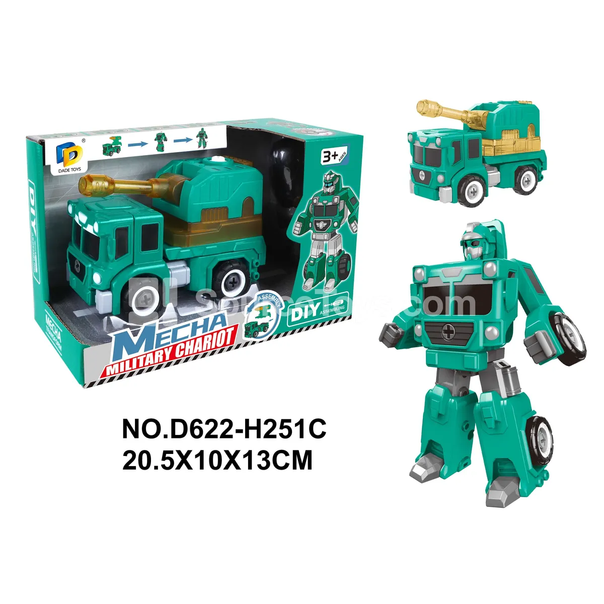 DIY Transforming Cannon Vehicle Model Kit (D622-H251C) DIY Transforming Cannon Vehicle Model Kit (D622-H251C)