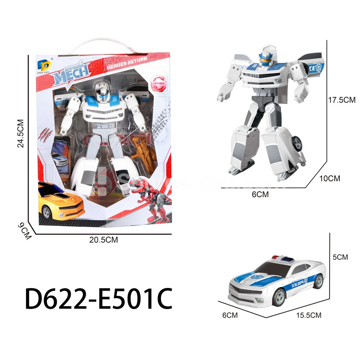 Transforming Mecha Toy, Window Box (D622-E501C) Transforming Mecha Toy, Window Box (D622-E501C)