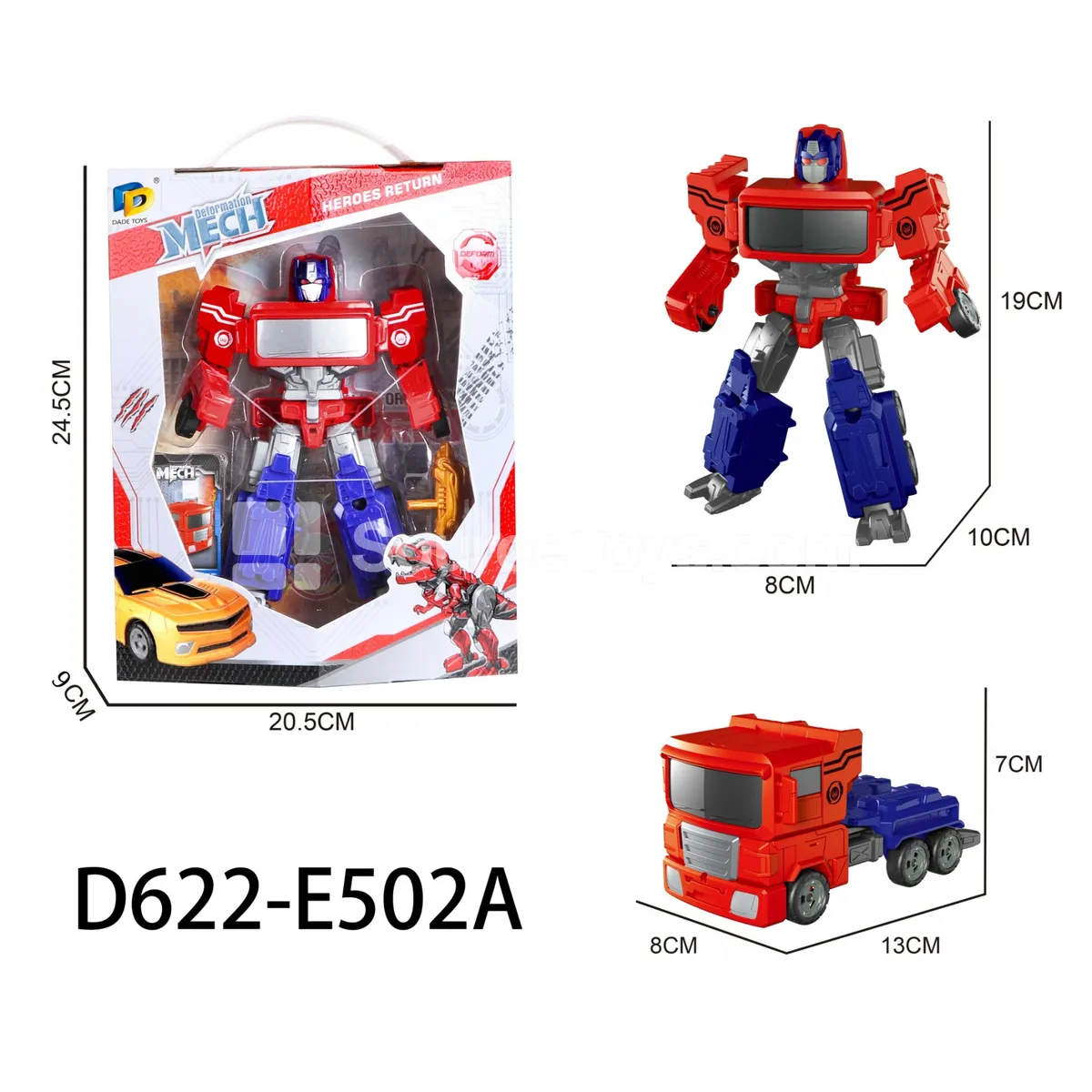 Transforming Mecha Toy, Window Box (D622-E502A) Transforming Mecha Toy, Window Box (D622-E502A)